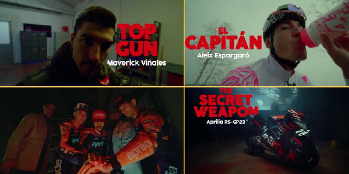 El imaginativo guiño de Aprilia al mítico 'Equipo A' en su presentación