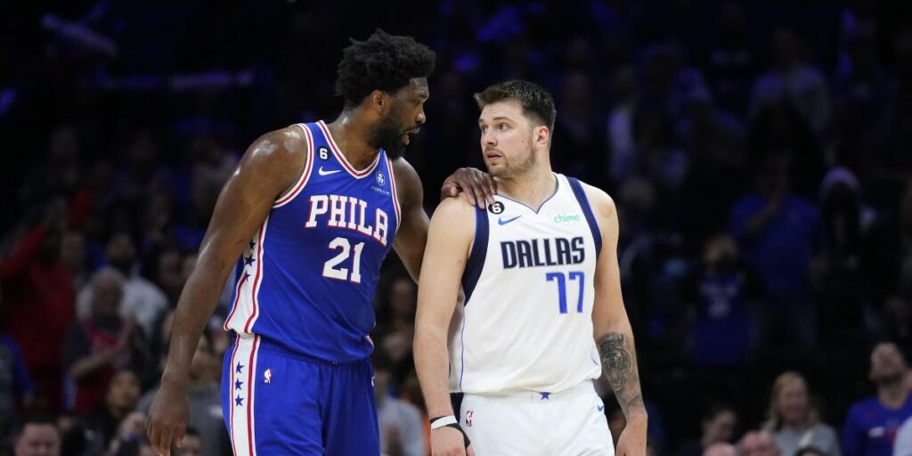 Embiid le dice "no en mi casa" a Doncic en el último minuto y agrava la situación de Dallas