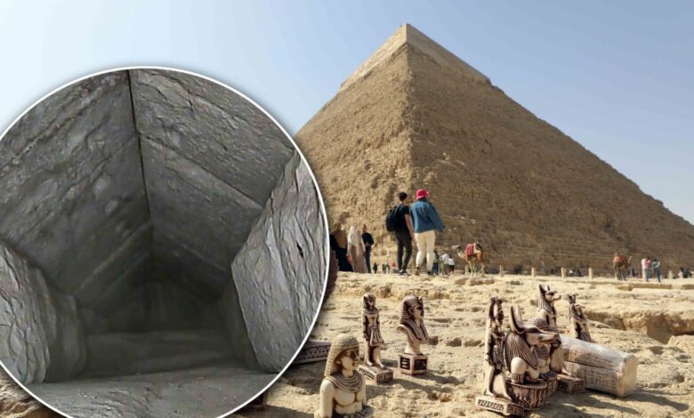 En video: descubren un pasadizo secreto en la pirámide más grande Egipto