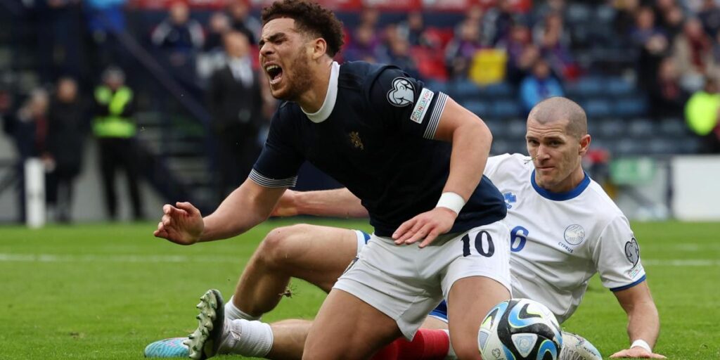 Escocia, con bajas el martes contra España