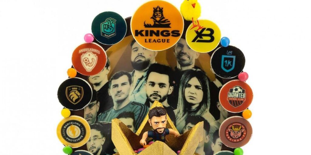 Escribà hace una 'mona de pascua' de la Kings League y otra de Lewandowski