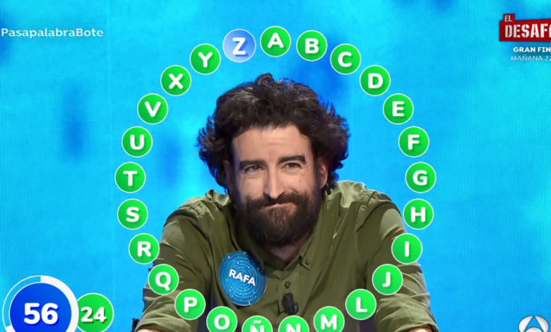 Esta es la palabra con la que Rafa Castaño ha ganado el bote millonario de 'Pasapalabra'
