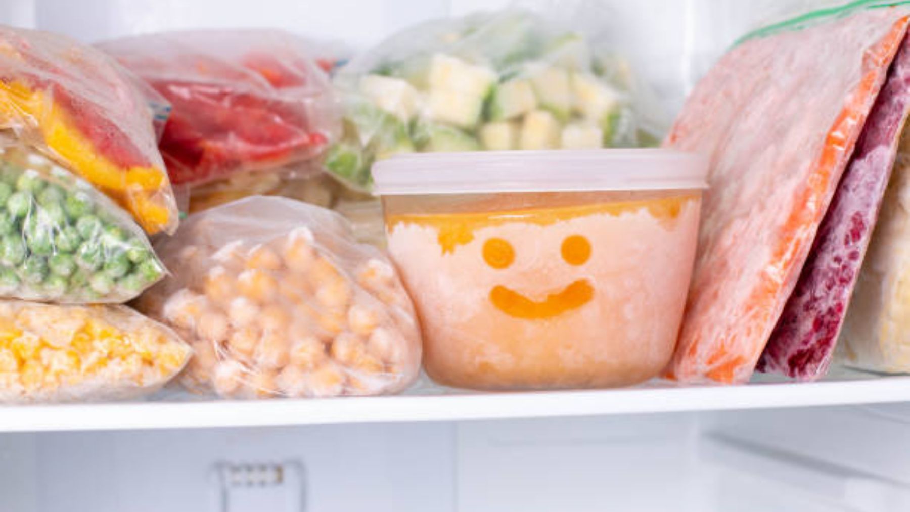 Este es el tiempo que puedes tener la comida en el congelador