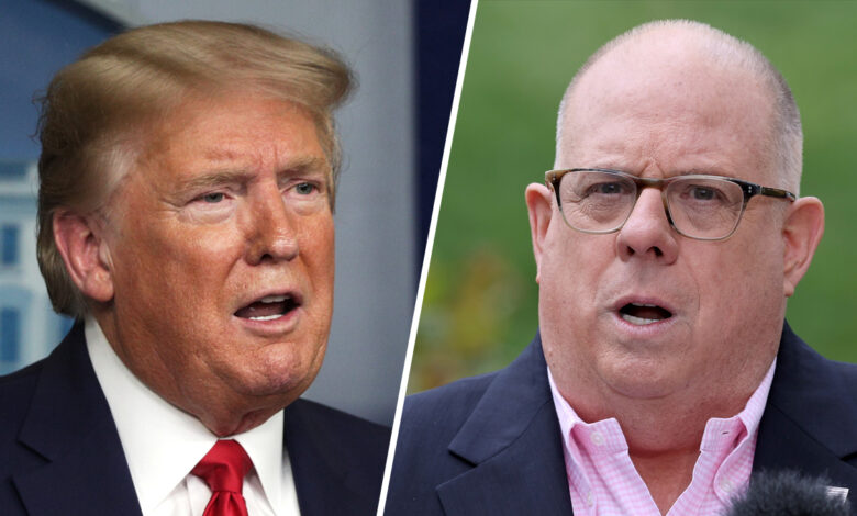 Exgobernador de Maryland, Larry Hogan, no retará a Trump para 2024