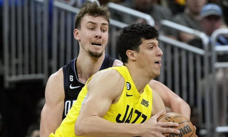 Exhibición del ex del Baskonia Fontecchio en la NBA a golpe de triple