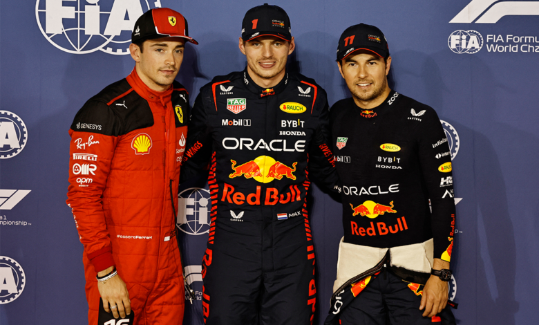 F1: Verstappen y 'Checo' dominan la clasificación y marcan el uno-dos