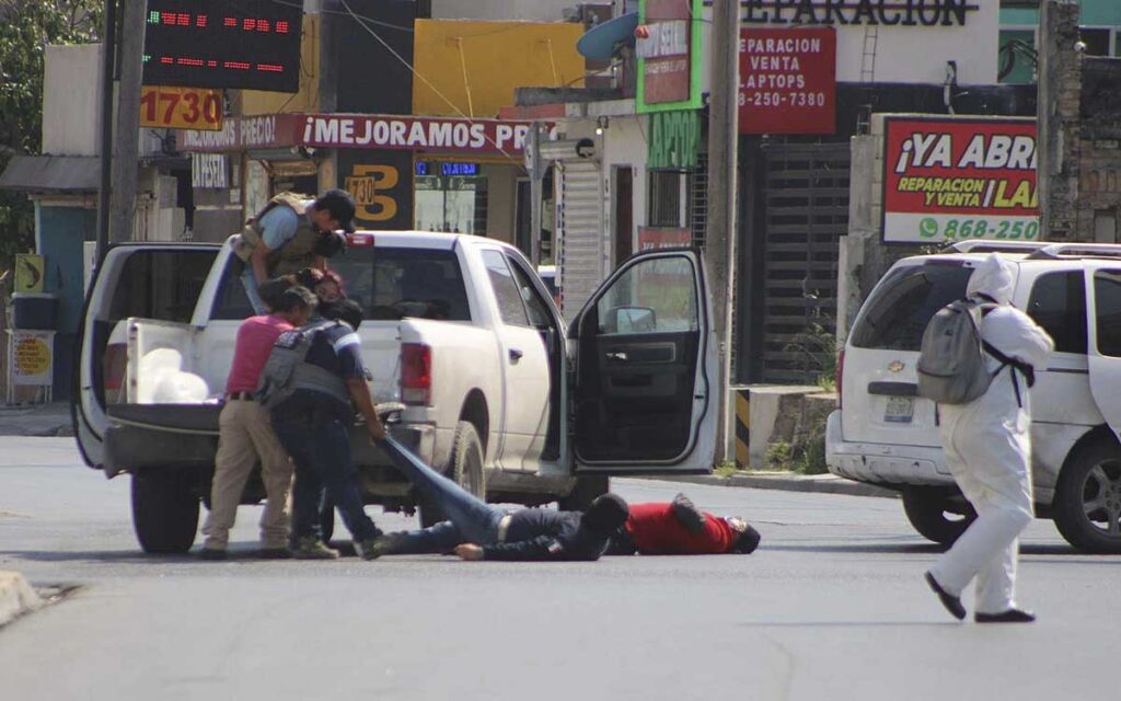 Forenses recrean secuestro de estadounidenses en Matamoros