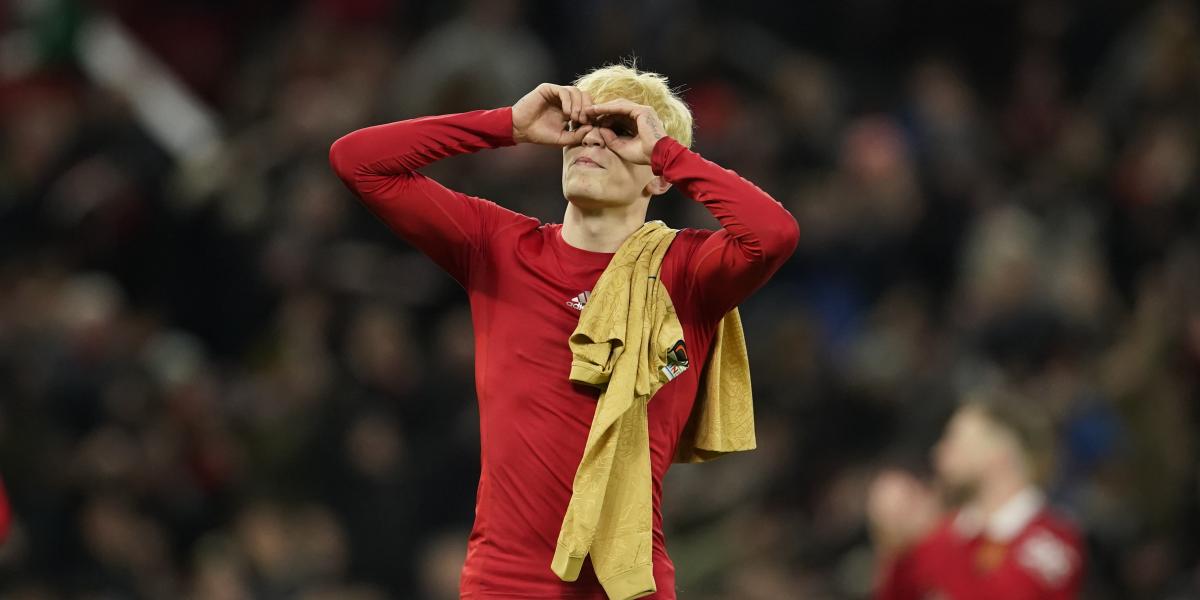 Garnacho, de alardear de "grande" ante el Barça a tener que pedir perdón por el 7-0