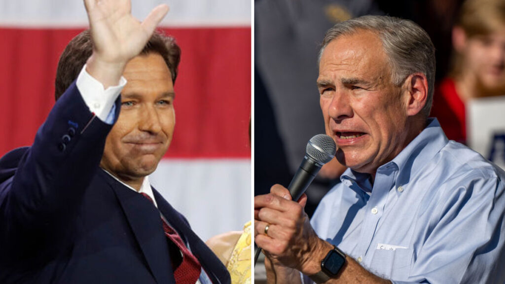 Gobernadores de Texas y Florida impulsan leyes antiinmigrantes mientras contemplan la presidencia