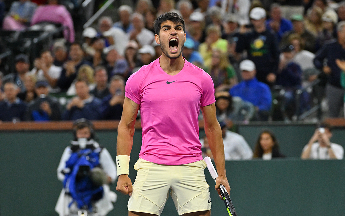 Indian Wells: Alcaraz descifra a Auger-Aliassime y se cita con Sinner en semis