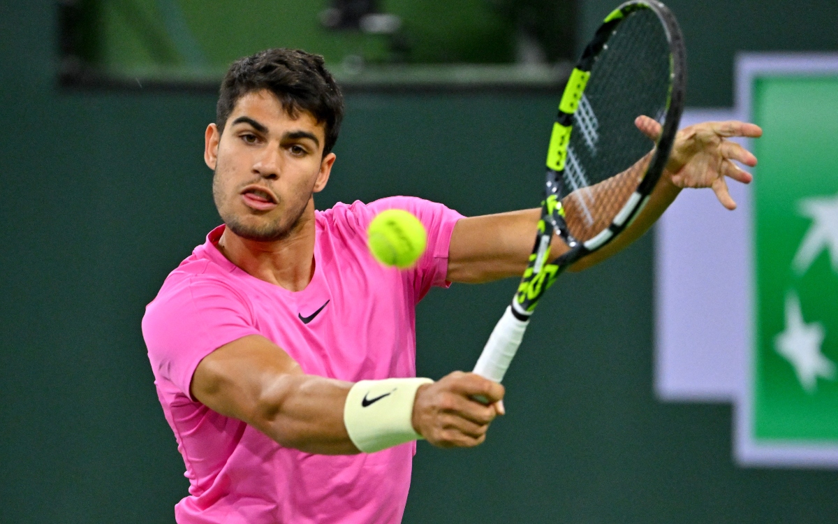 Indian Wells: Carlos Alcaraz clasifica a cuartos de final tras la retirada de Jack Draper