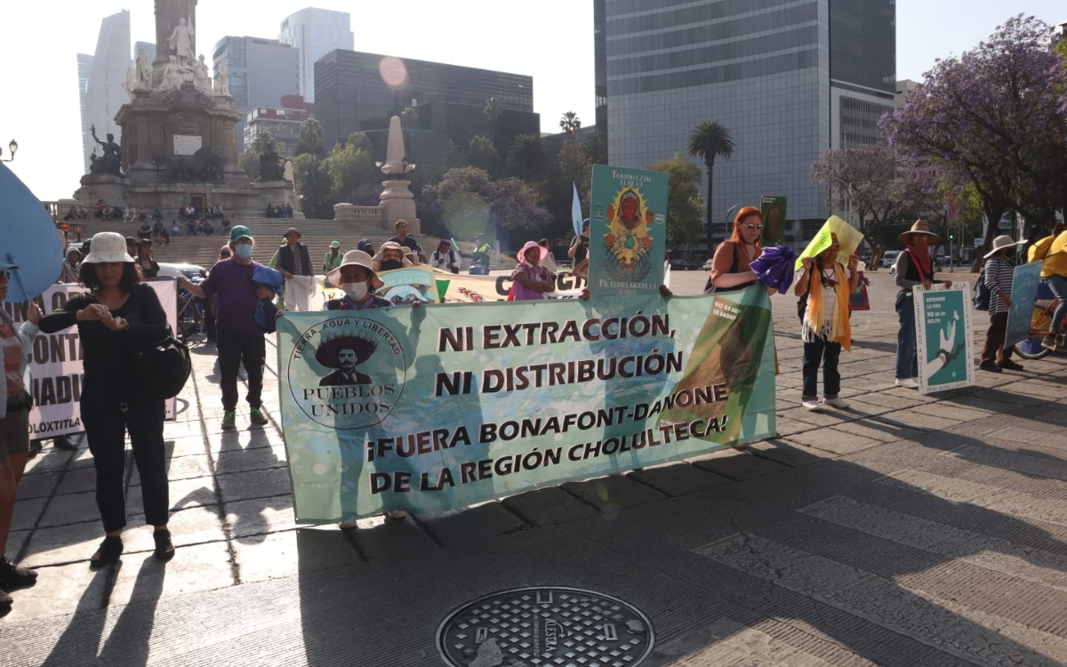 Indígenas protestan contra despojo y escasez de agua en el país | Fotos y Videos
