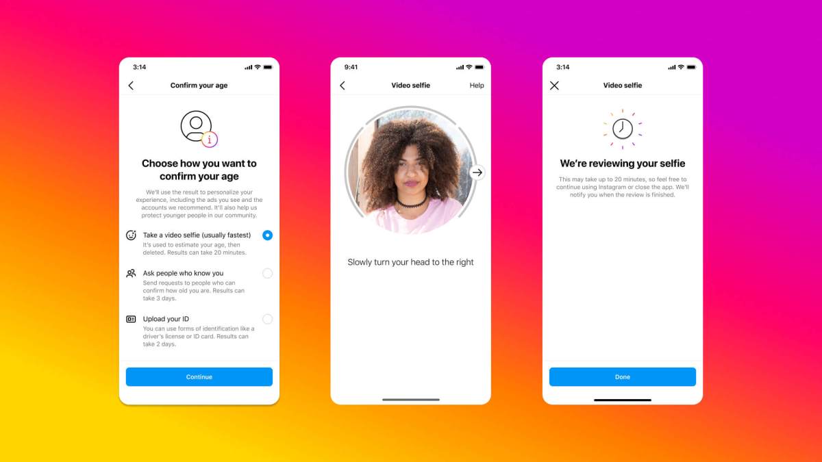 Instagram comienza a probar sus herramientas de verificación de edad en más países