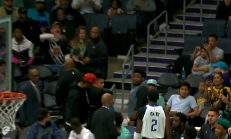 Irving provoca la expulsión de un aficionado