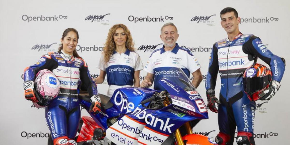 Jordi Torres y María Herrera, la gran apuesta del Aspar Team y Openbank