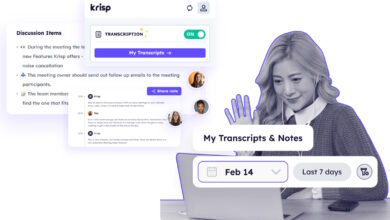 Krisp se expande de la cancelación de ruido a la transcripción en el dispositivo
