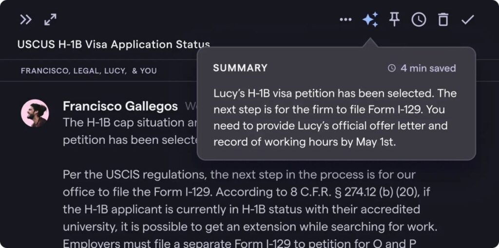 La aplicación de correo electrónico de onda corta presenta resúmenes impulsados por IA