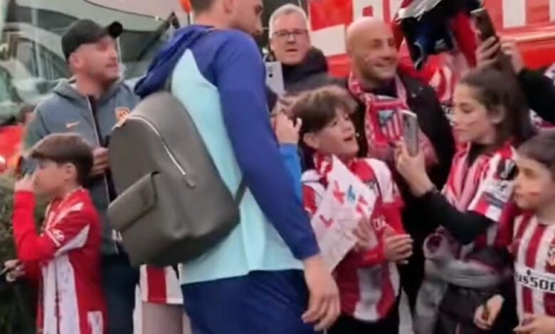 La hermosa emoción de un niño al conocer a su ídolo: "Oblak... ¡Me muero!"