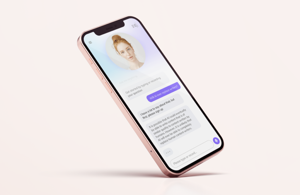 La nueva aplicación web de D-ID le da rostro y voz a ChatGPT de OpenAI