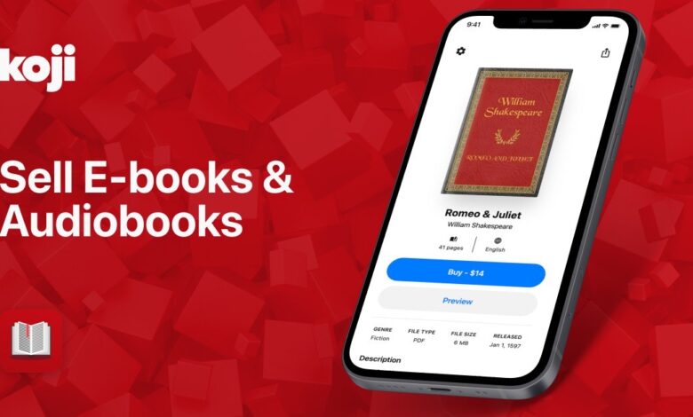La plataforma Link-in-bio Koji lanza una nueva herramienta para permitir a los creadores vender libros electrónicos