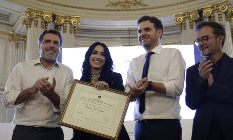 Lali, nombrada personalidad destacada en el ámbito de la cultura