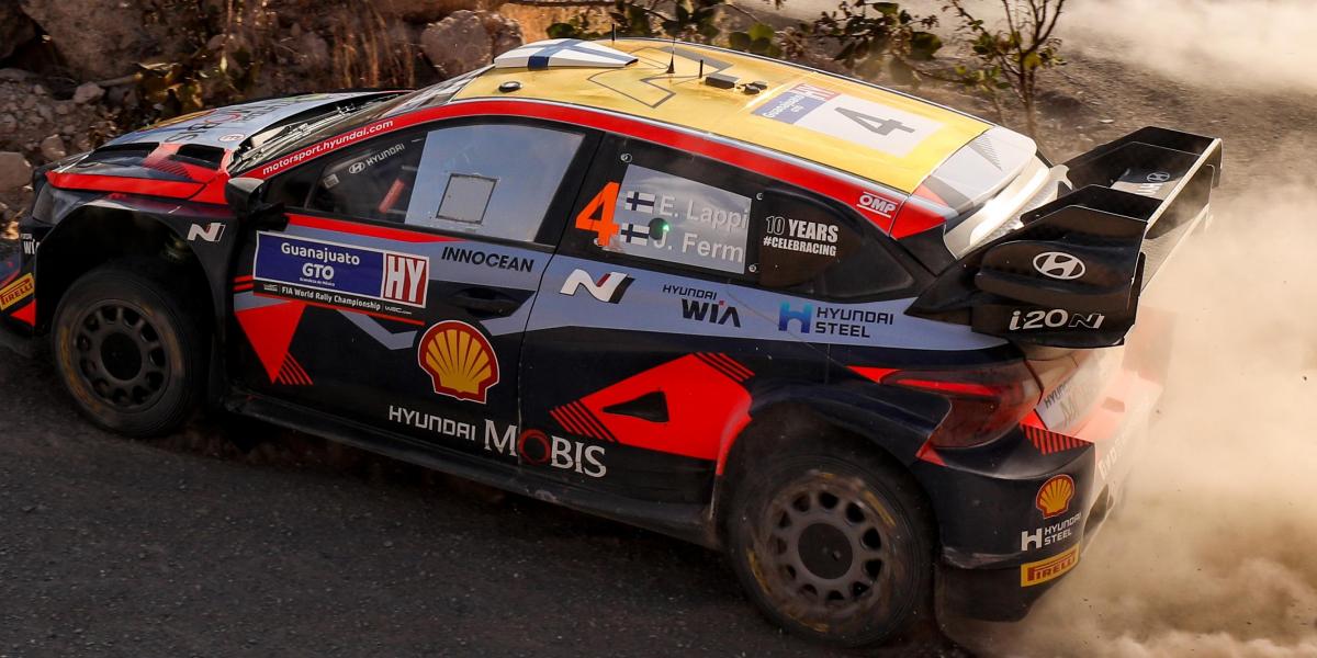 Lappi lidera en el segundo día del Rally México 2023