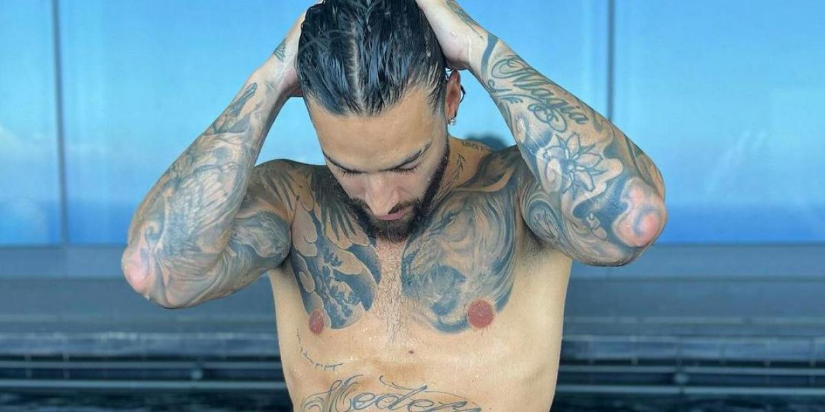 Las fotografías de Maluma totalmente desnudo que 'incendian' Instagram