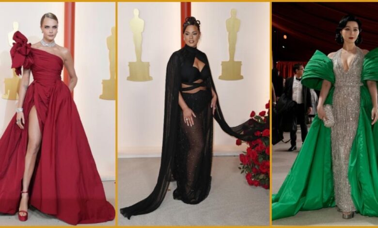 Las mejor vestidas de la alfombra roja de los premios Oscar 2023