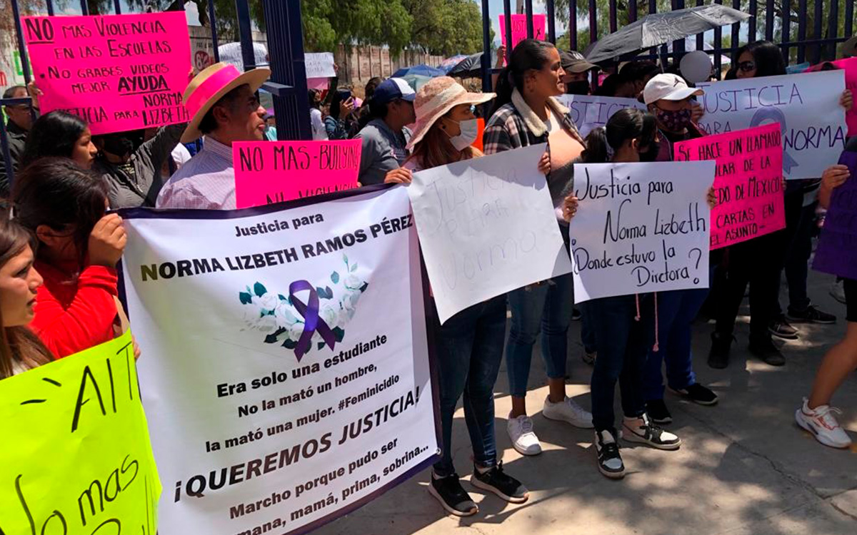 ‘Le haré justicia’: hermana de Norma Lizbeth, muerta por bullying