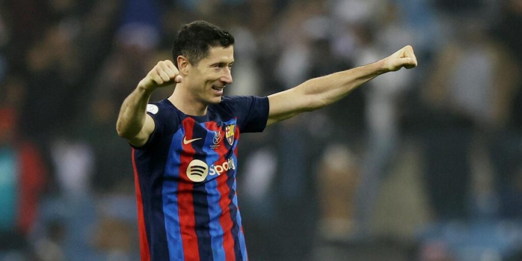 Lewandowski, un fan más del Bayern contra el PSG