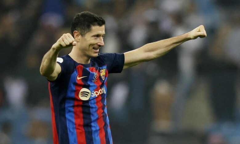 Lewandowski, un fan más del Bayern contra el PSG