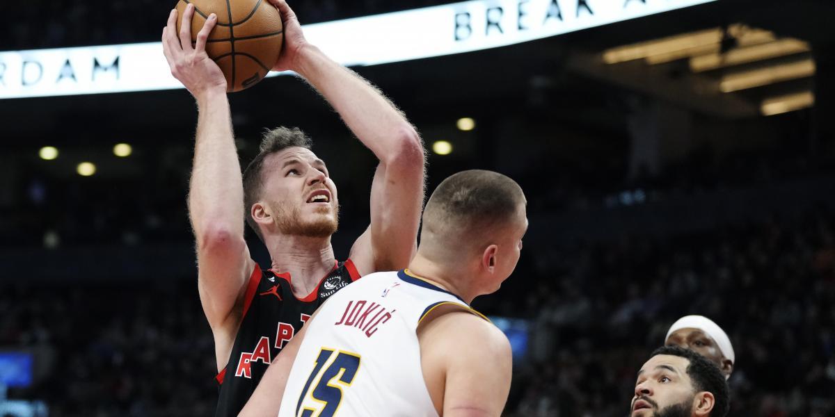 Los Raptors también 'abusan' de la frágil defensa de los Nuggets y Jokic