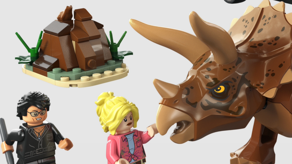 Los juegos de LEGO del 30.º aniversario de Jurassic Park incluyen caca construible