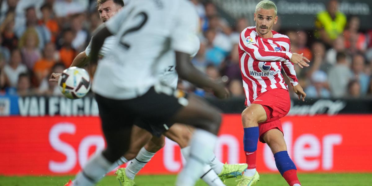 Los onces probables del Atlético de Madrid-Valencia