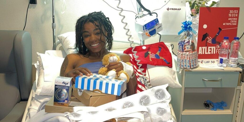 Ludmila ya está en casa