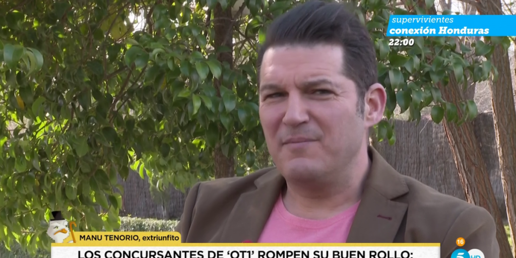 Manu Tenorio, sobre sus compañeros de 'Operación Triunfo': "Es historia"