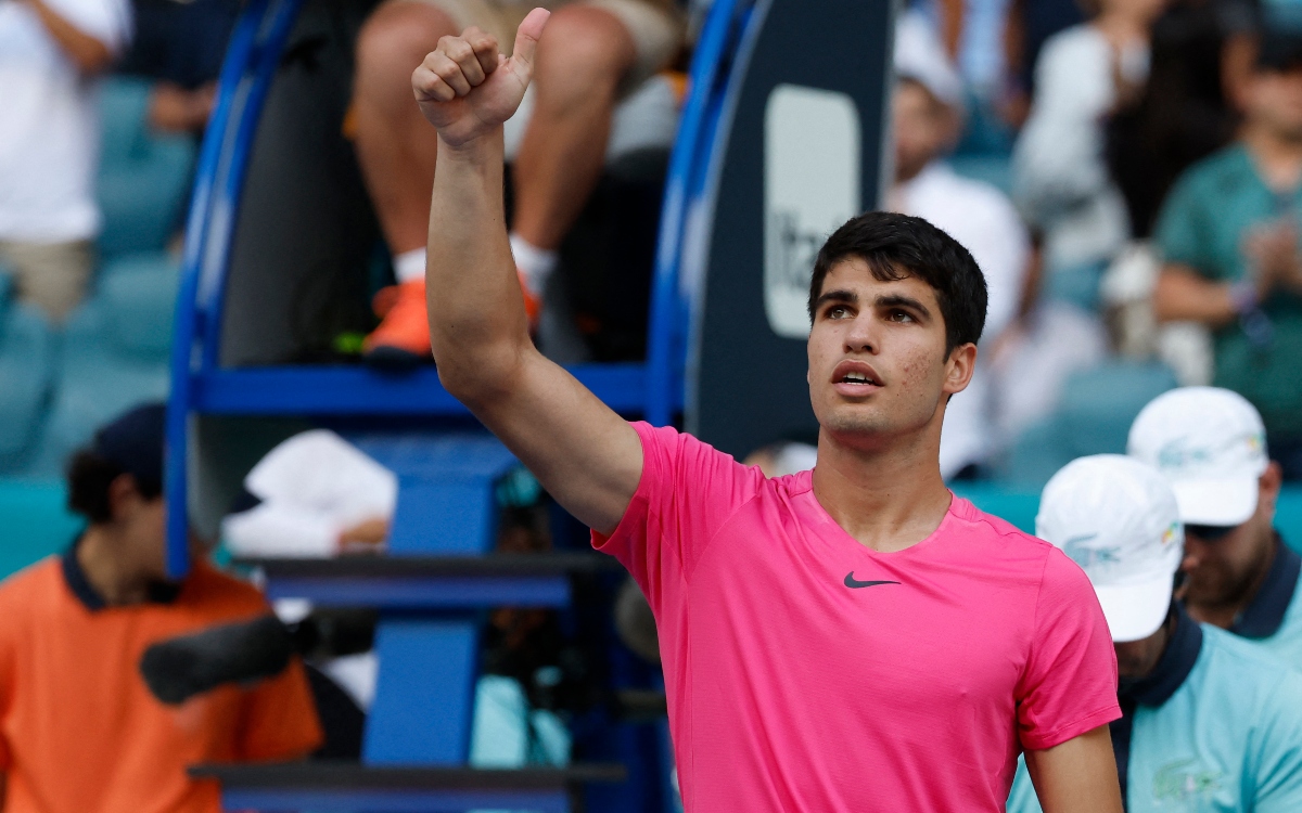 Miami Open: Carlos Alcaraz arranca la defensa del título arrasando | Video