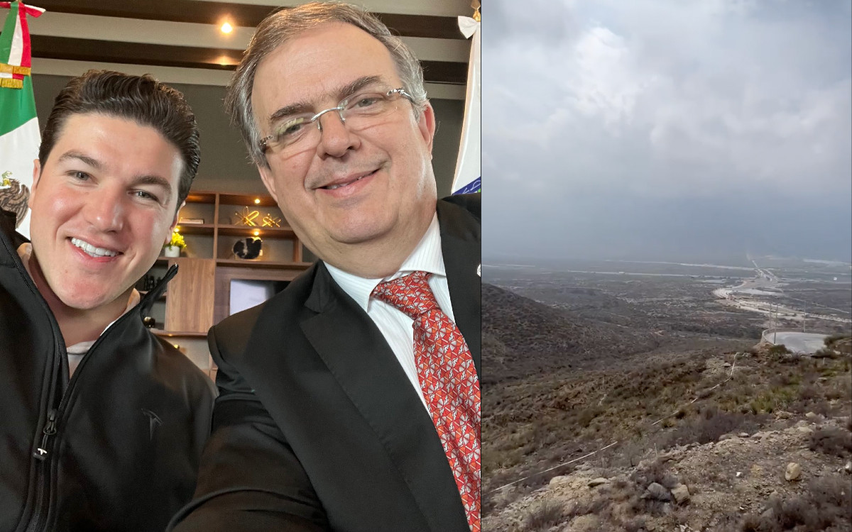 Muestra Ebrard terreno que ocupará Tesla en Nuevo León