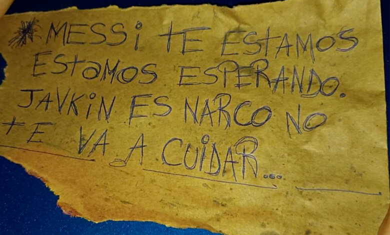Narcos "han ganado" tras amenaza a Leo Messi, según el Gobierno argentino
