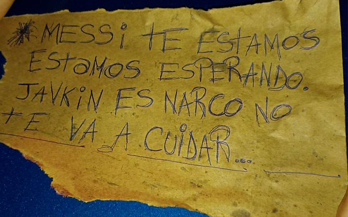 Narcos “han ganado” tras amenaza a Leo Messi, según el Gobierno argentino