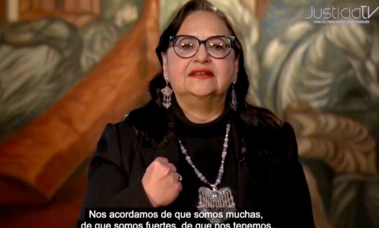 'Ni una más... también marcho con ustedes': ministra Norma Piña