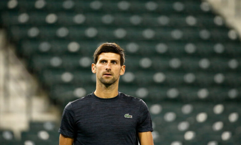 Novak Djokovic no jugará en Indian Wells por no estar vacunado | Tuit