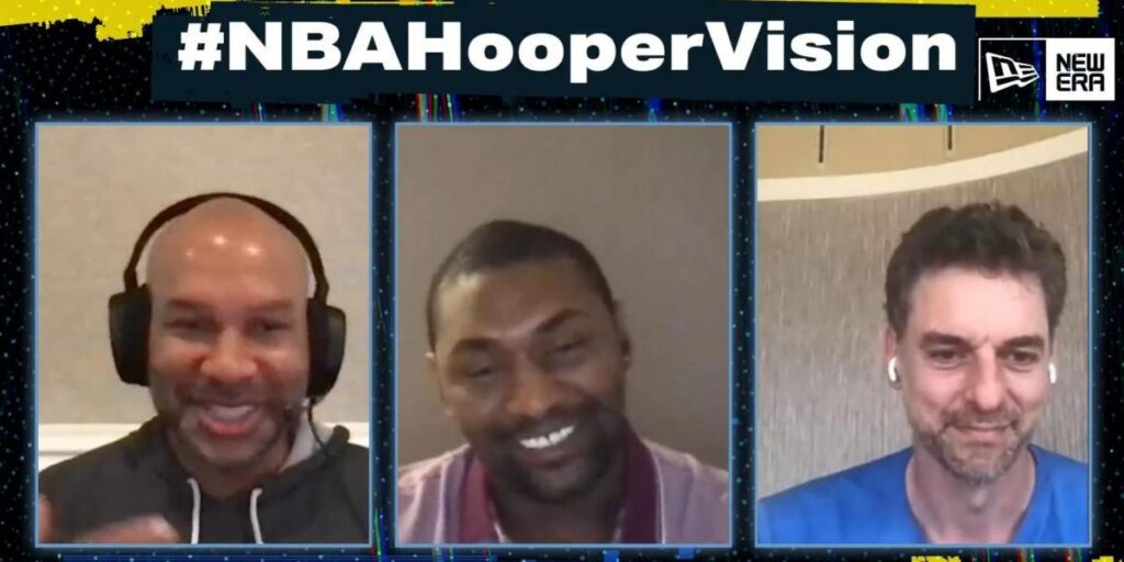 Pau Gasol repasa con amigos las mejores jugadas de su trayectoria