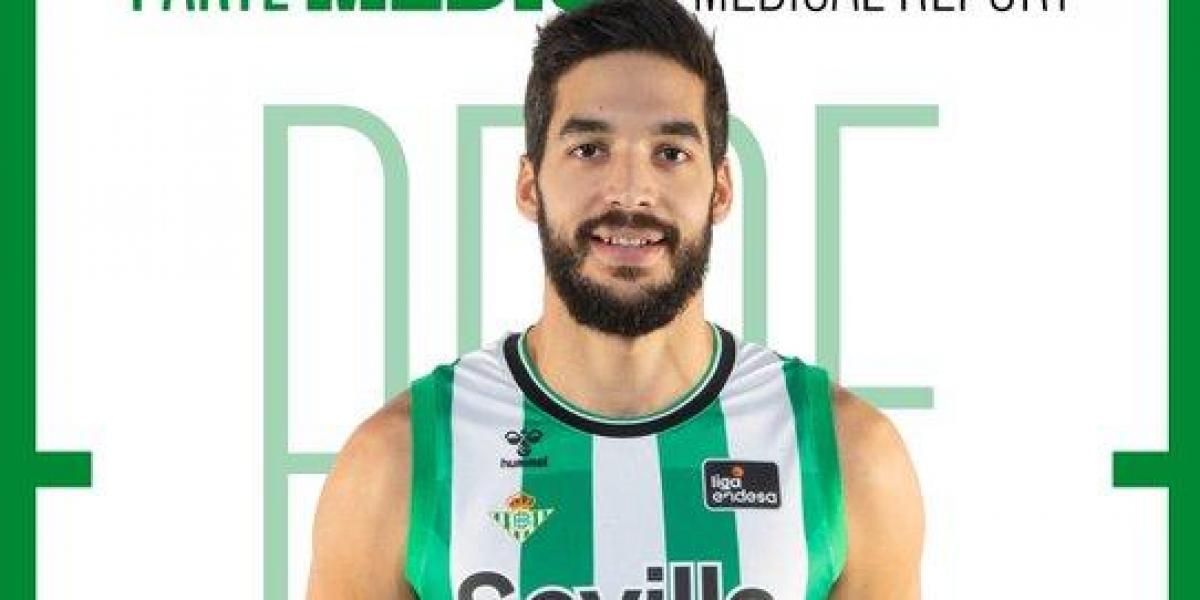 Pozas (Betis), baja para toda la temporada por una rotura del tendón rotuliano