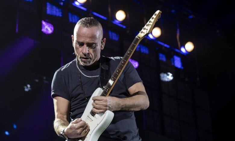 Ramazzotti: "El kyokushinkai, un estilo de karate, me ayuda a estar en forma en la gira"