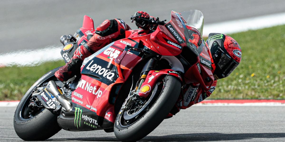 Repaso de Bagnaia y Marc Márquez aún más lejos