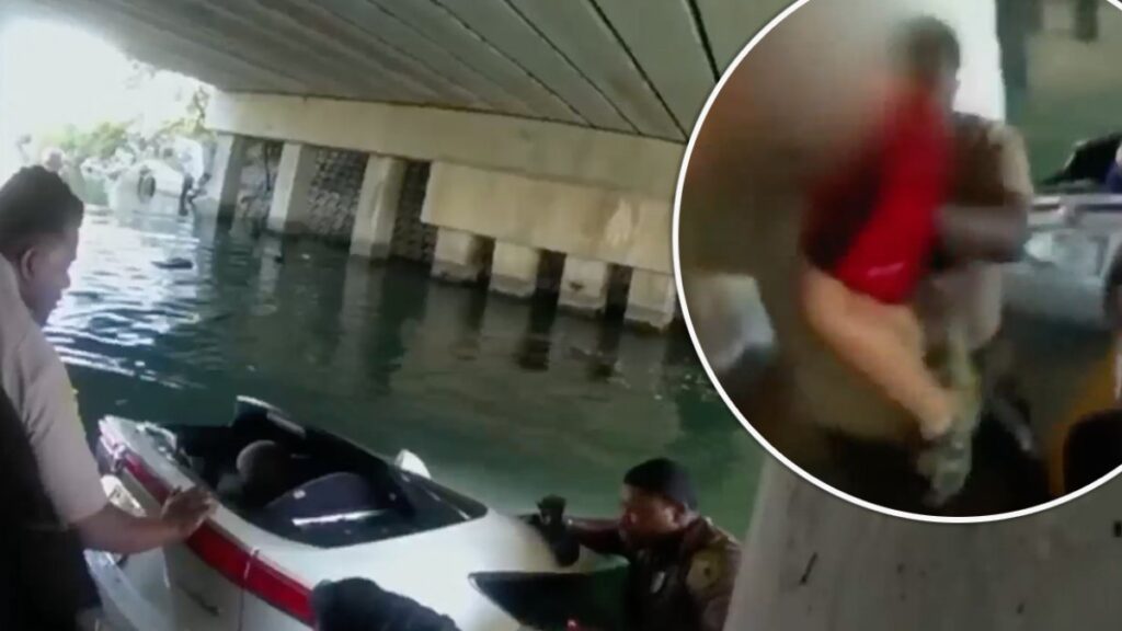 Rescatan a niño de 3 años a punto de ahogarse en un canal