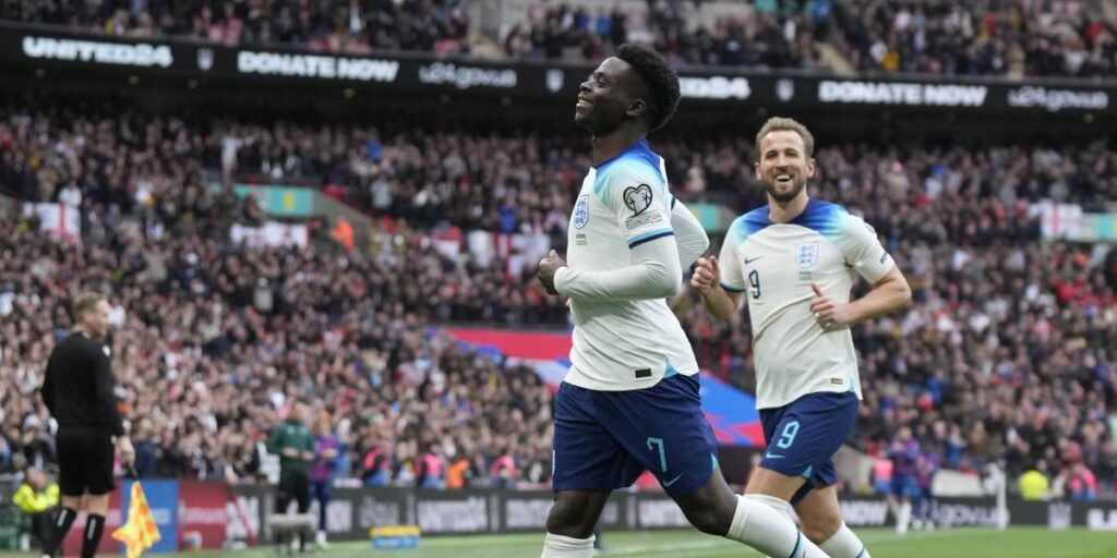 Saka, en el olimpo de Inglaterra