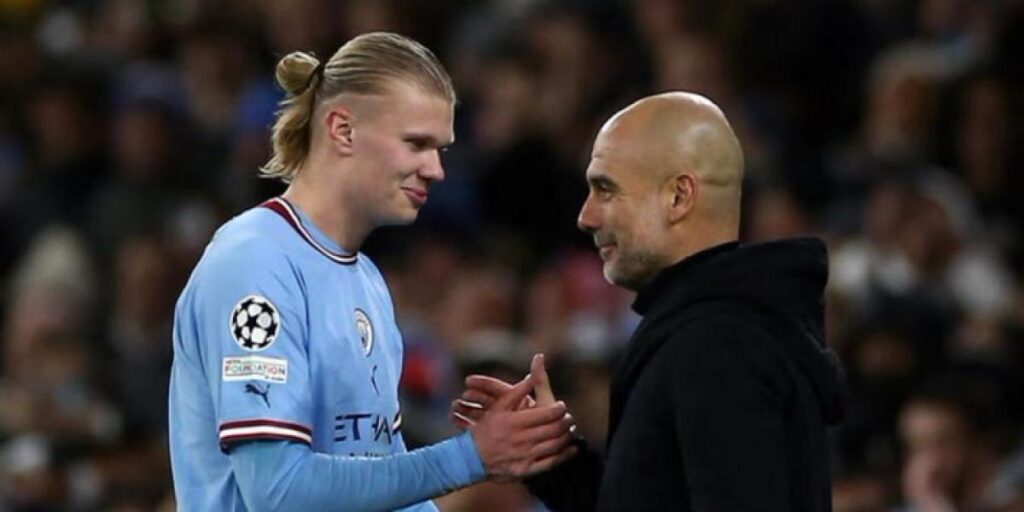 Sarcasmo de Guardiola: "Cambié a Haaland para que no rompiera el récord de Messi"