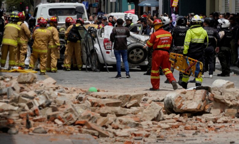 Sismo de 6.5 en Ecuador deja cuatro muertos